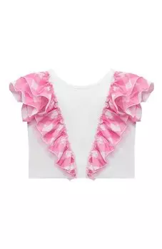 Хлопковый топ Monnalisa