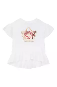 Хлопковый топ Monnalisa