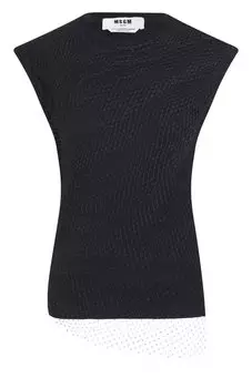 Хлопковый топ MSGM