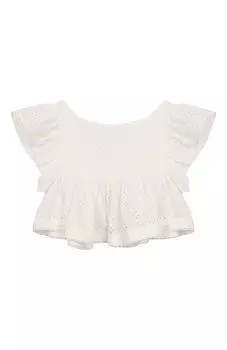 Хлопковый топ Poupette St Barth