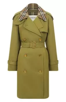 Хлопковый тренч Burberry