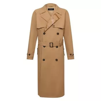 Хлопковый тренч Dolce & Gabbana