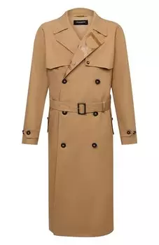 Хлопковый тренч Dolce & Gabbana