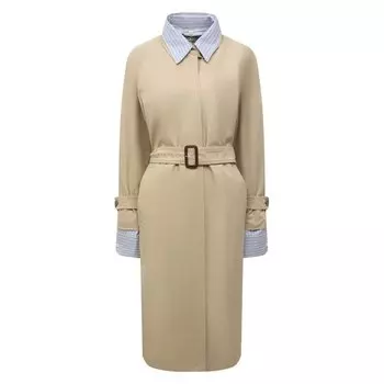 Хлопковый тренч Miu Miu