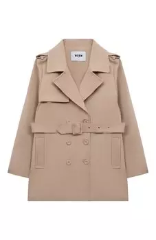 Хлопковый тренч MSGM kids