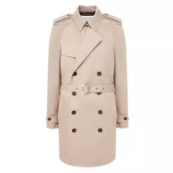 Хлопковый тренч Saint Laurent