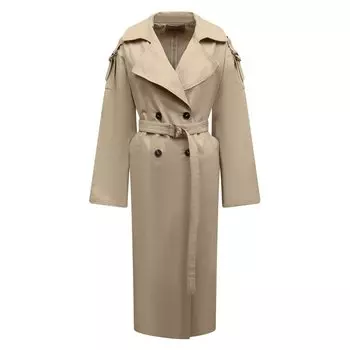 Хлопковый тренч Yves Salomon