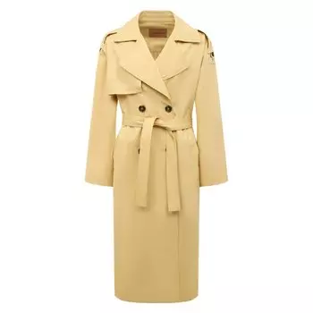 Хлопковый тренч Yves Salomon