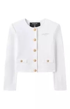 Хлопковый жакет Balmain