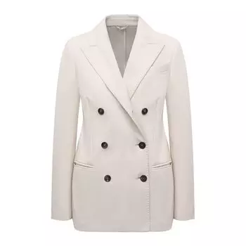 Хлопковый жакет Brunello Cucinelli