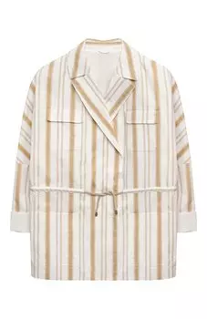Хлопковый жакет Brunello Cucinelli