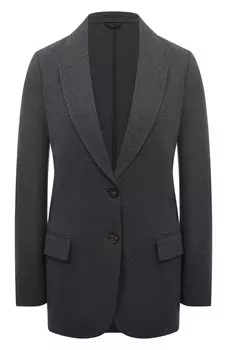 Хлопковый жакет Brunello Cucinelli