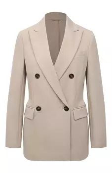 Хлопковый жакет Brunello Cucinelli
