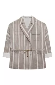 Хлопковый жакет Brunello Cucinelli
