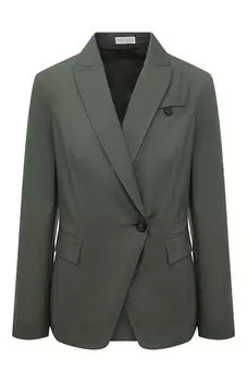 Хлопковый жакет Brunello Cucinelli