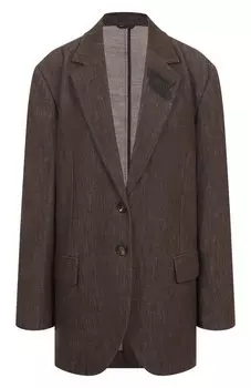 Хлопковый жакет Brunello Cucinelli