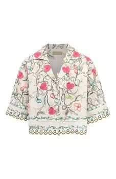 Хлопковый жакет Elie Saab