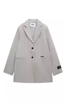 Хлопковый жакет MSGM kids