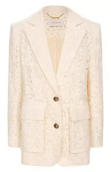 Хлопковый жакет Zimmermann