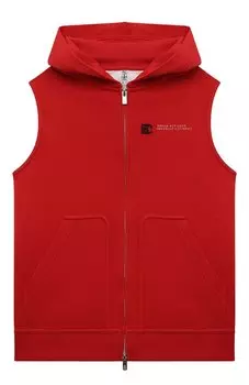 Хлопковый жилет Brunello Cucinelli