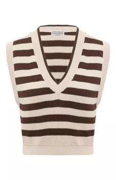 Хлопковый жилет Brunello Cucinelli