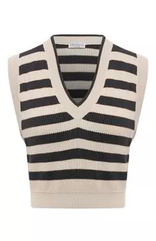 Хлопковый жилет Brunello Cucinelli