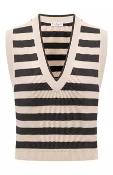 Хлопковый жилет Brunello Cucinelli