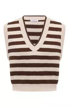Хлопковый жилет Brunello Cucinelli