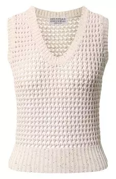 Хлопковый жилет Brunello Cucinelli
