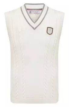 Хлопковый жилет Brunello Cucinelli