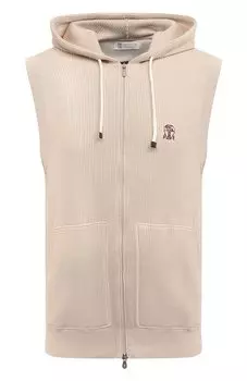 Хлопковый жилет Brunello Cucinelli