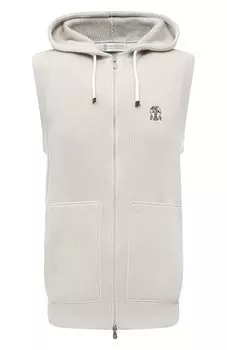 Хлопковый жилет Brunello Cucinelli