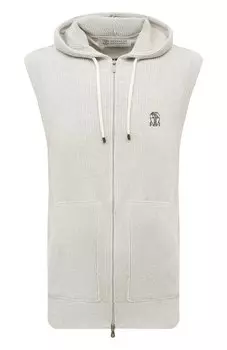 Хлопковый жилет Brunello Cucinelli