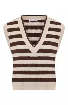 Хлопковый жилет Brunello Cucinelli