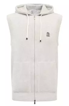 Хлопковый жилет Brunello Cucinelli