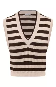 Хлопковый жилет Brunello Cucinelli