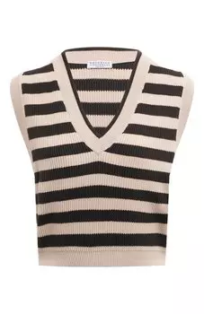 Хлопковый жилет Brunello Cucinelli
