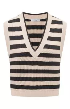 Хлопковый жилет Brunello Cucinelli