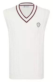 Хлопковый жилет Brunello Cucinelli