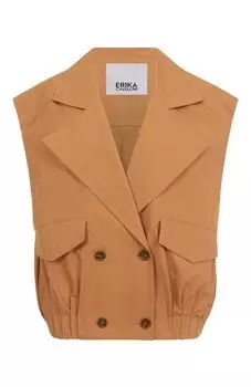 Хлопковый жилет Erika Cavallini