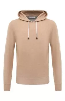 Худи из шерсти и кашемира Brunello Cucinelli