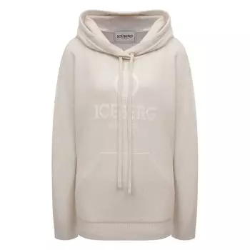 Худи из шерсти и кашемира Iceberg