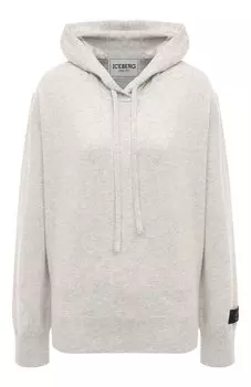 Худи из шерсти и кашемира Iceberg