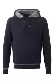 Худи из шерсти и шелка Zilli