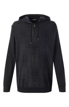 Худи из шерсти и шелка Zilli