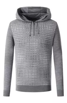 Худи из шерсти и шелка Zilli