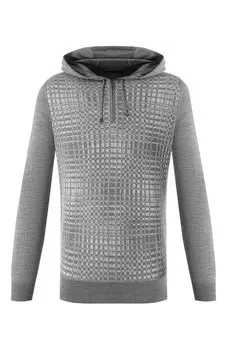 Худи из шерсти и шелка Zilli