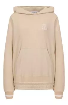 Худи из вискозы и хлопка Brunello Cucinelli