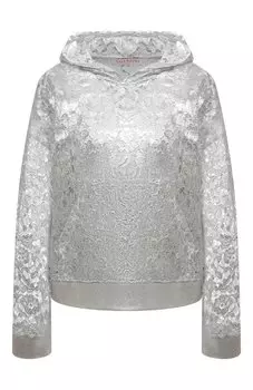 Худи из вискозы и хлопка Valentino