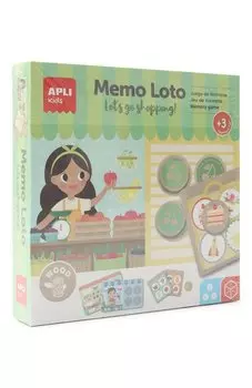 Игра мемори и лото Cупермаркет Apli kids